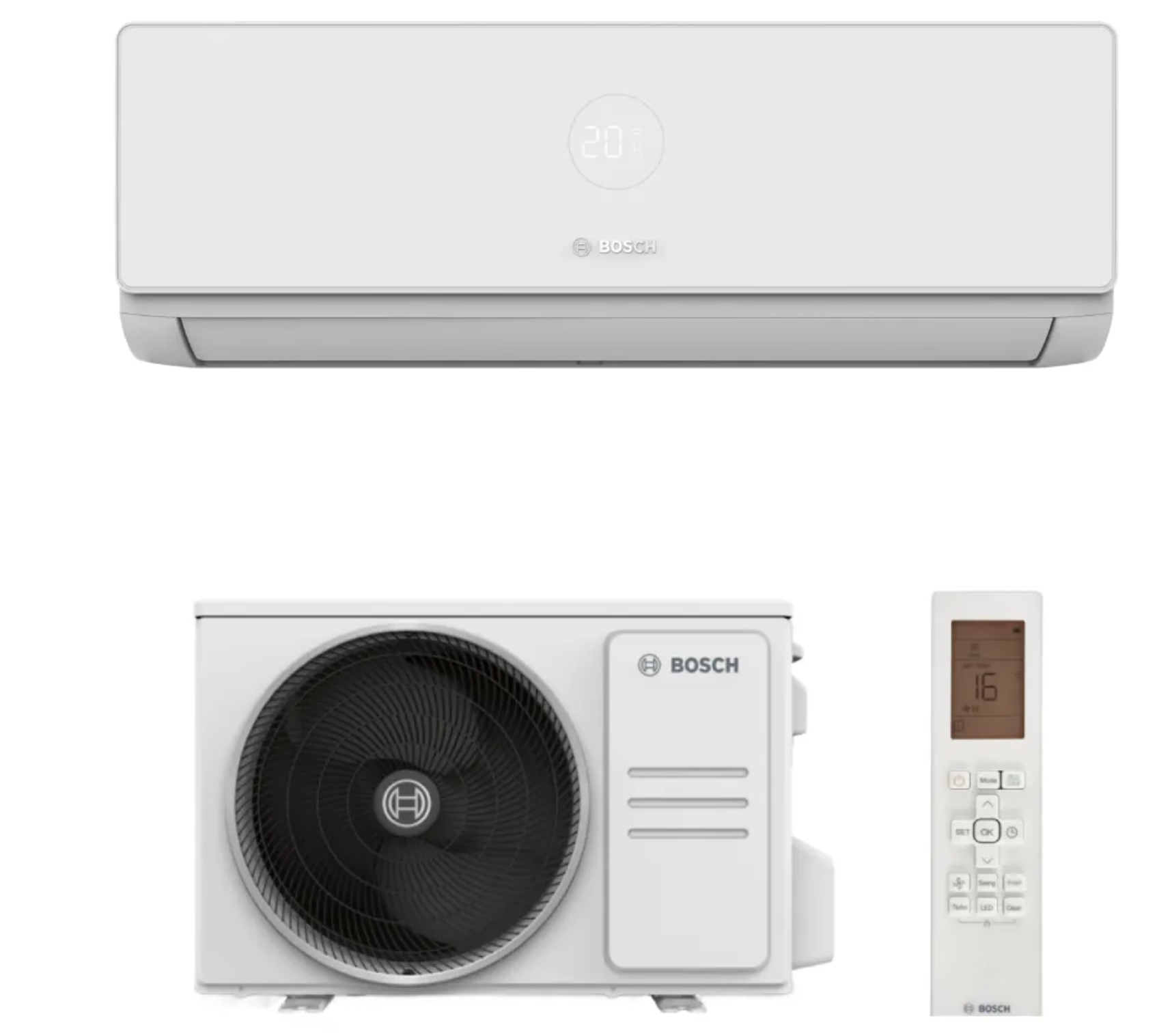 Aparat de aer conditionat Bosch Climate 4000i 12000 BTU inverter R32, i-Clean, Follow me, Wind avoid me, filtru catalizator rece