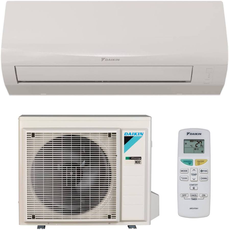 Aparat de aer conditionat Daikin Sensira Bluevolution FTXF20E-RXF20E Inverter 7000 BTU, repornire automata, 5 trepte de viteza, comutare automata racire-incalzire