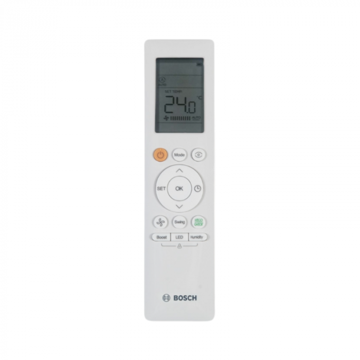 Aparat de aer conditionat Bosch Climate 3200i R32 Inverter 9000 BTU, filtru cu catalizator rece, ventilator 4 trepte, Timer, Follow Me, i-Clean, repornire automata, CL3200iU W 26 E - CL3000i 26 E