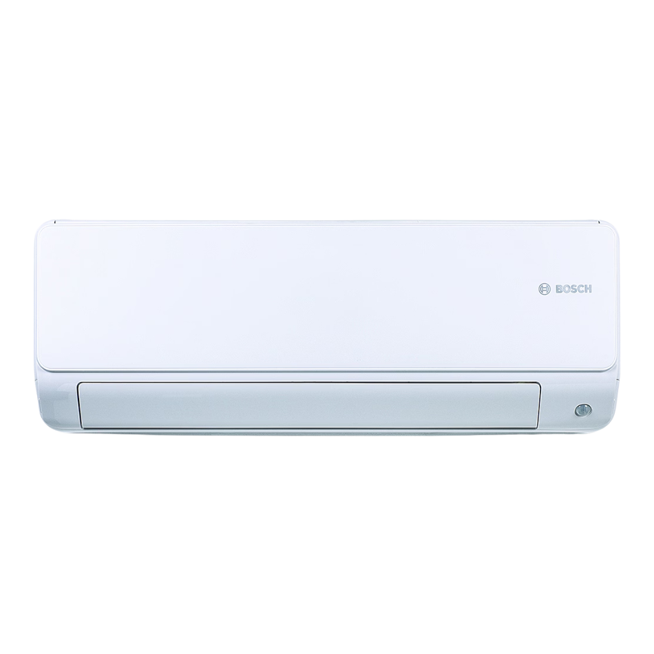 Aparat de aer conditionat Bosch Climate 3000i R32 Inverter 9000 BTU, filtru cu catalizator rece, ventilator 4 trepte, Timer, Follow Me, i-Clean, repornire automata, CL3000iU W 26 E - CL3000i 26 E